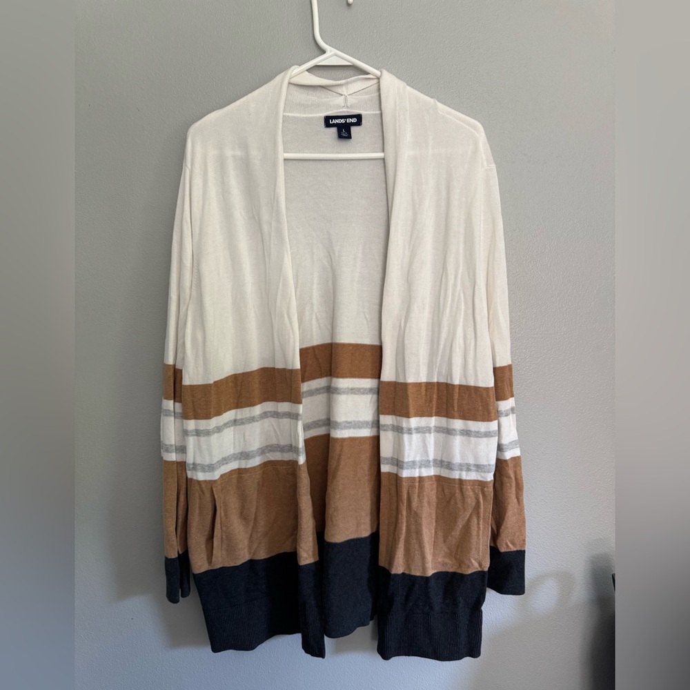 Lands End Women’s Cardigan size L
